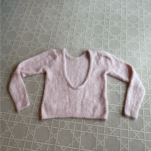 ba&sh Turo Jumper NWT - Pale Pink Sweater - Picture 7 of 7